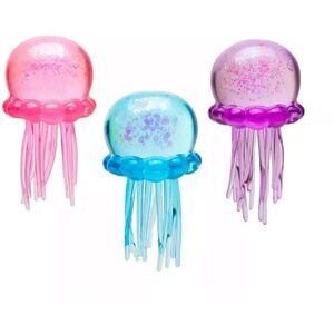 🔥NeeDoh Jellyfish Jelly Squish Stress Fidget Sensory Squeeze Toy Blue BNWT 🔥